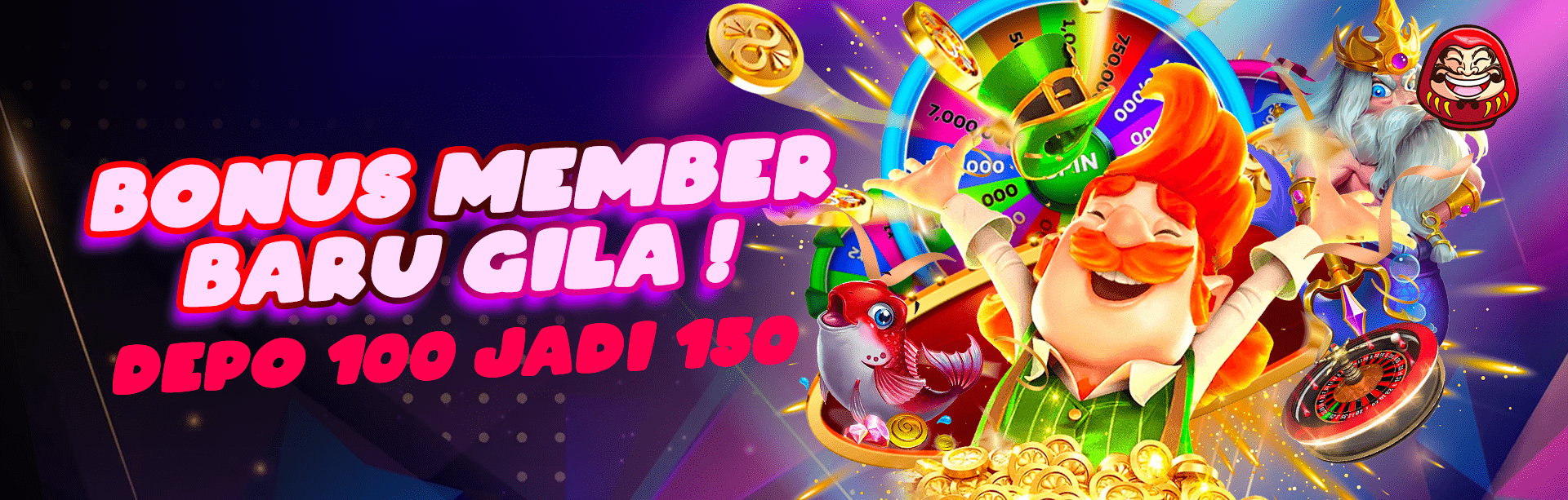 BONUS NEW MEMBER 100 JADI 150